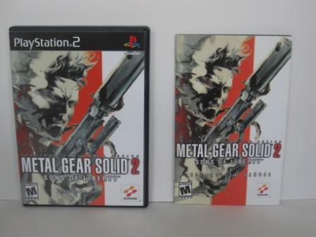 Metal Gear Solid 2: Sons of Liberty (CASE & MANUAL ONLY) - PS2